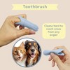 Sweet Paws Silicone 360 Finger Toothbrush for Dogs and Cats - Blush Pink - 3 of 4