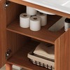 NicBex Bathroom Vanity with Sink –Rectangle Ceramic Basin, Tip-Out Tray, Rubber Wood Legs & Floral Patterns, Vintage Bathroom Vanity Cabinet - 4 of 4
