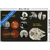 Trends International Star Wars: Moving At Lightspeed - Millennium Falcon Unframed Wall Poster Prints - 3 of 4