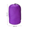 Unique Bargains Sleeping Bag Storage Drawstring Dust Waterproof Stuff Sack Purple - 2 of 4