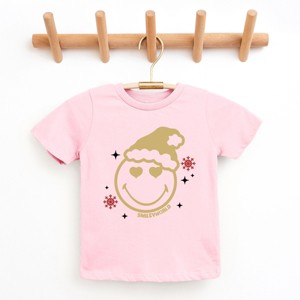 SmileyWorld Christmas Heart Eyes - Youth Short Sleeve Graphic T-Shirt - 1 of 4