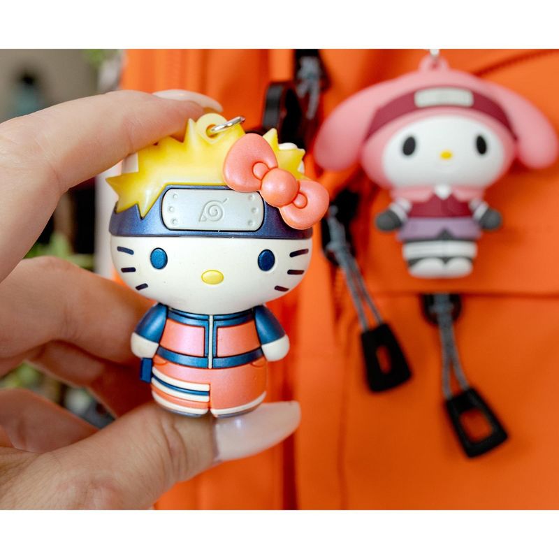 Sanrio Hello Kitty x Naruto 3D Foam Figural Bag Clip 3-Piece Set, 4 of 9