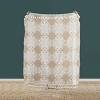 50"x60" Hand in Hand Throw Blanket Tan - Jungalow by Justina Blakeney: Bohemian Style, Woven Acrylic-Polyester Mix with Tassels - 4 of 4