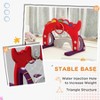 TopComfy Kids Basketball Hoop Dinosaur Themed 5 In 1 Design Adjustable Height for Toddlers 3-6 Indoor Outdoor Play, Red, 49.21"*40.16"*22.05" - 4 of 4
