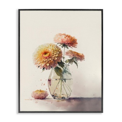 Stupell Industries Blooming Dahlias Painting, 16" x 20"