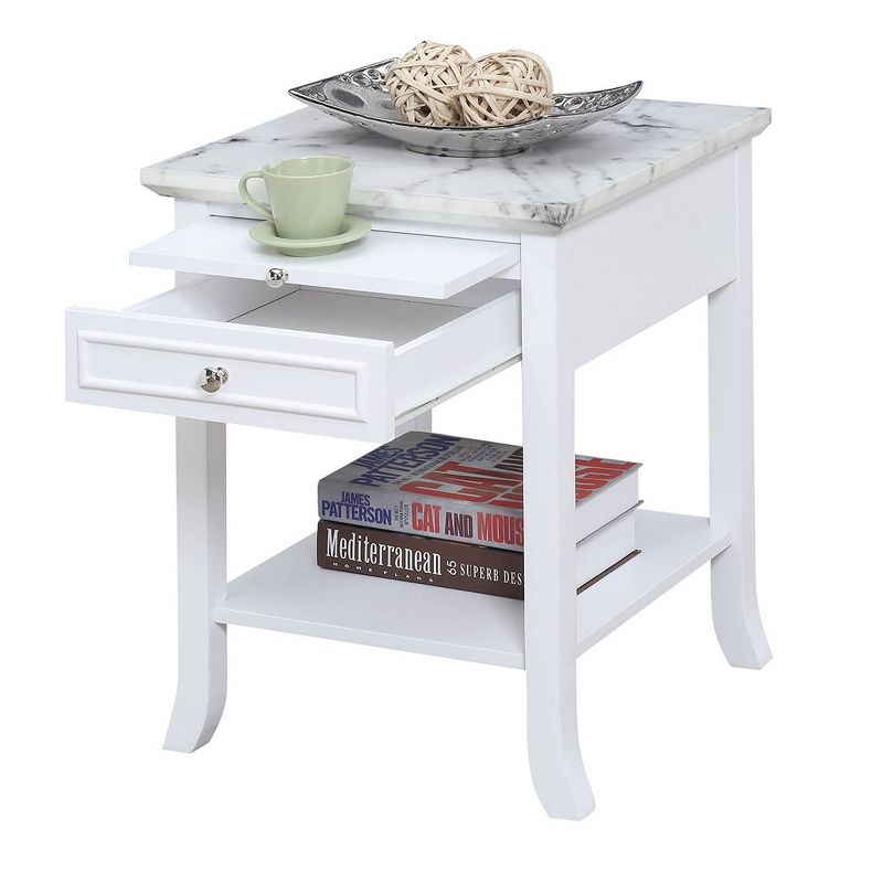 American Heritage Logan End Table with Drawer and Slide - Johar Furniture , 4 of 5