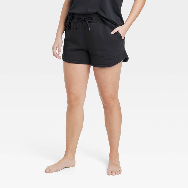 Women's Fleece High-Rise Shorts 3.5" - All In Motion™, 3 of 9