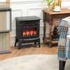 NAYSAYE Indoor Fireplace Freestanding Stove Elegant Design for Living Room , Black, 14.3"*9.5"*18" - 2 of 4