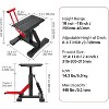 440 LBS Dirt Bike Lift Stand Hydraulic Lift Jack Motorcycle Hoist Table 10"-18" Adjustable - 2 of 4