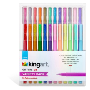KINGART Gel Pens 24 Colors - 1 of 4