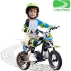 Sandinrayli 24V Electric Dirt Bike for Kids Ride on Motorcycle w/3-Speed Modes Off-Road Motor Bike for Children with Dual Brakes - 4 of 4