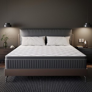 Swedrea Hybrid Mattress Breathable Medium Cooling Memory Foam Bed-in-a-Box White - 1 of 3