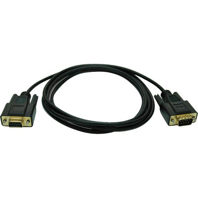 Tripp Lite Null Modem Serial RS232 Cable (DB9 M/F) 6-ft. - DB-9 Male - DB-9 Female - 6ft
