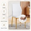 CAVINAS Dining Chairs,Kitchen Chairs with Shell-Shaped Backrest & Anti-Slip Feet,Dining Room Chairs for Kitchen,Living Room - 4 of 4