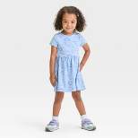 Toddler Girls' Dino Short Sleeve Dress - Cat & Jack™ Blue