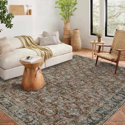 Large Area Rug Non Slip Stain Resistant Throw Rugs
