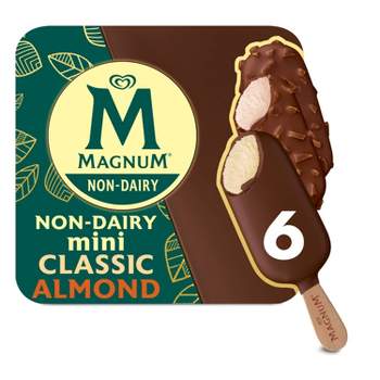 Magnum Non-Dairy Classic + Almond Mini Frozen Dessert Bars - 11.1 fl oz/6pk