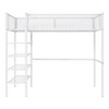 Whisen Morden Design Metal Loft Bed with 4-Tier Shelves and Storage - 3 of 4