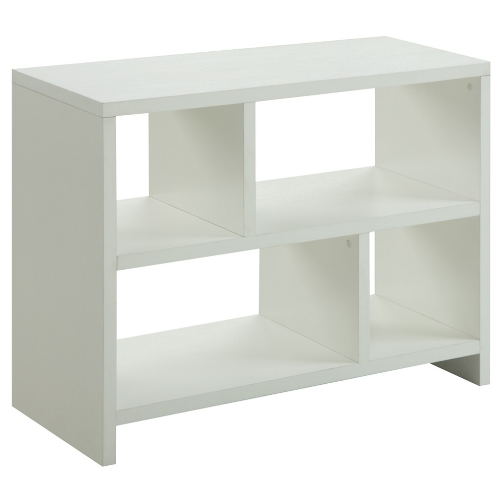 Photos - Wall Shelf 28" Northfield Console 3 Tier Bookcase White - Breighton Home