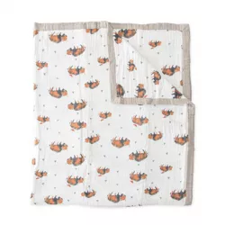Little Unicorn Cotton Muslin Quilted Throw