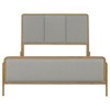 Queen Size Platform Bed with Upholstered Headboard for Bedroom - 3 of 4