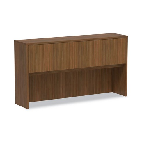 Alera Alera Valencia Series Hutch with Doors, 4 Compartments, 64.75w x 15d x 35.38h, Modern Walnut - image 1 of 4