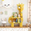 Costway Giraffe Bookcase for Kids 4-Tier Toy Storage Organizer with Open Storage Shelves - 2 of 4