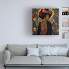 Canvas Wall Art - Tina Lavoie 'Art Nouveau Beauty VIII' Wall Art for Living Room, Bedroom, or Office Décor by Trademark Fine Art - 24 x 24 Inches - 3 of 4