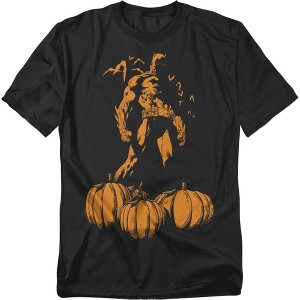 Men's Batman A Bat Among Pumpkins T-Shirt - 1 of 4