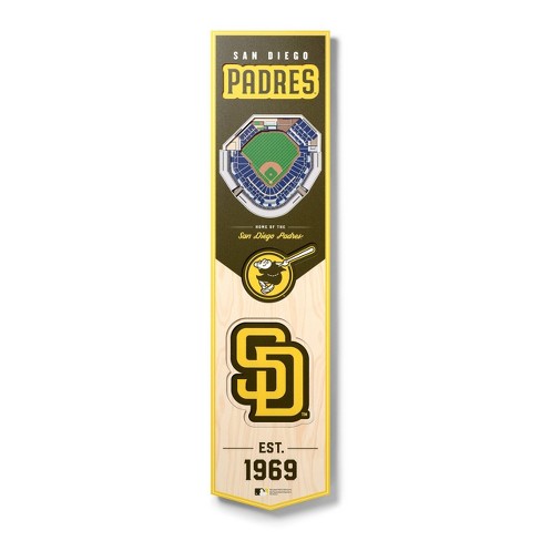 8 x 32 MLB San Diego Padres 3D Stadium Banner