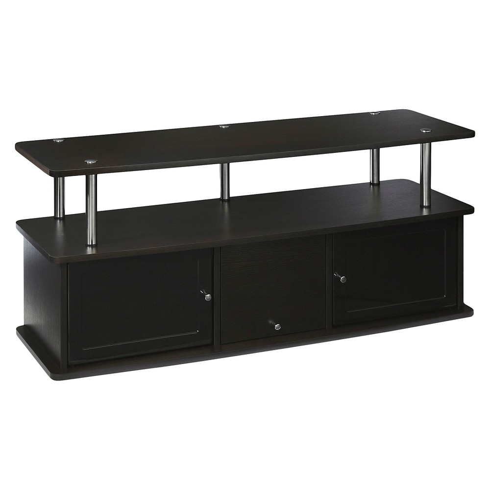 Photos - Mount/Stand Designs2Go TV Stand for TVs up to 50" with 3 Storage Cabinets and Shelf Es