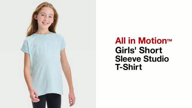 Girls&#39; Short Sleeve Studio T-Shirt - All In Motion™, 2 of 5, play video