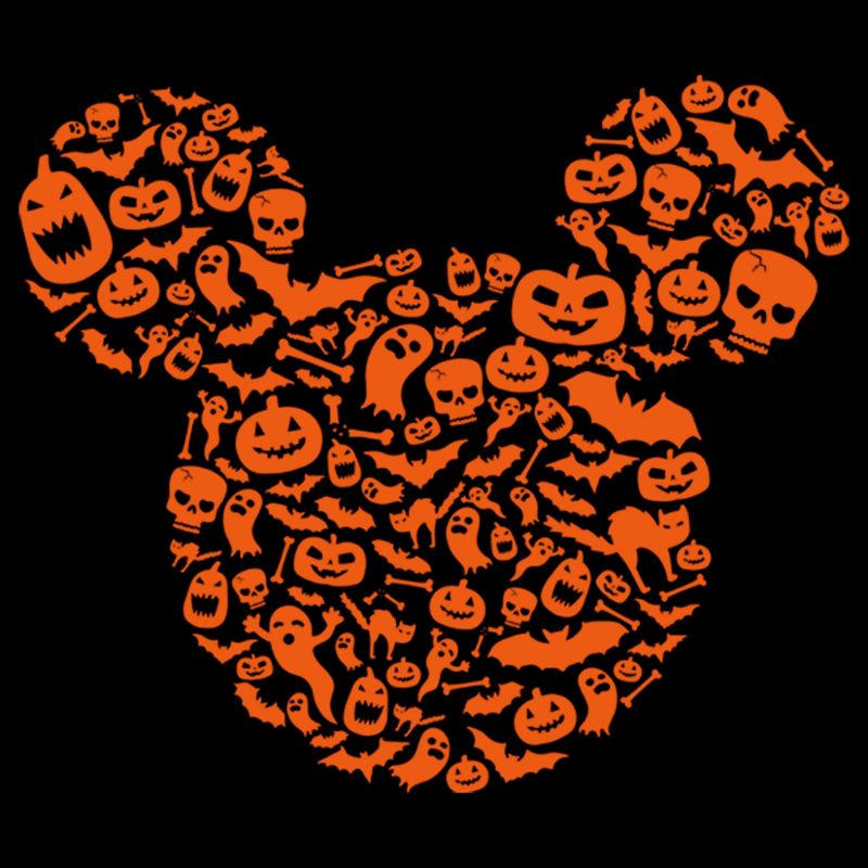 Men's Mickey & Friends Halloween Silhouette T-Shirt, 2 of 6