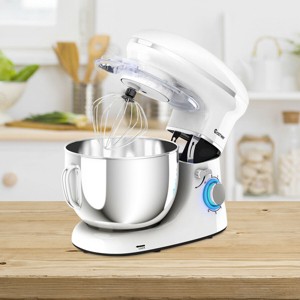 Tilt-Head Stand Mixer 7.5 Qt 6 Speed 660W with Dough Hook, Whisk & Beater - 1 of 4