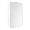 TEHOME Garnes Rectangular Recessed or Surface Mount Metal Medicine Cabinet with Mirror - 2 of 4