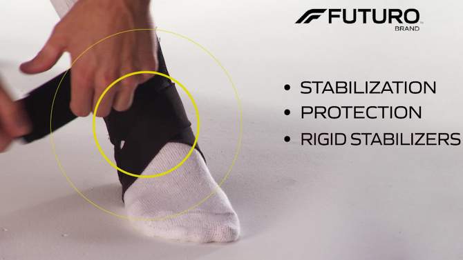 FUTURO Performance Ankle Stabilizer, Adjustable Ankle Brace - 1pk, 2 of 14, play video