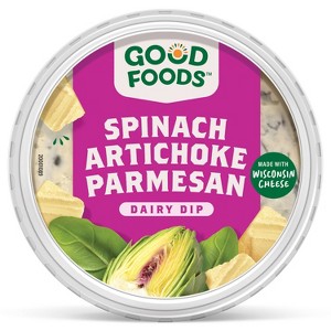Good Foods Spinach Artichoke Parmesan Dairy Dip - 8oz - 1 of 4