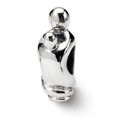 Black Bow Jewelry Sterling Silver Family of 2 Bead Charm