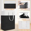 laundry basket 3-Pack, laundry hamper, Hamper with handles, collapsible laundry baskets, Waterproof dirty clothes hamper - 3 of 4