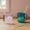 4pk Tritan Glass Straws Clear - Room Essentials™ - 2 of 3