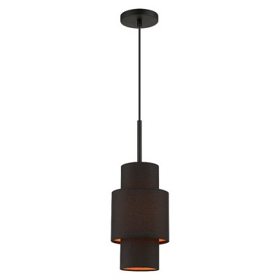 Livex Lighting Sentosa 1 - Light Pendant in  Black