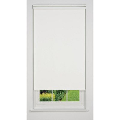 Linen Avenue Cordless Blackout Roller Shade, Dark Gray, Light Gray, and White (Arrives 1/4" Narrower)