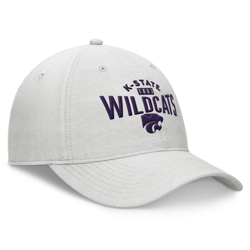 NCAA Kansas State Wildcats Unstructured Chambray Cotton Hat - Gray, 3 of 5