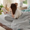 100% Cotton Percale Sheets,Sheet Set with Deep Pocket Up to 16 Inches, Breathable & Crirsp Soft, Bedsheet & Pillowcase Sets, 4 Pieces - 4 of 4