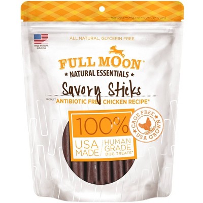 Full Moon Essentials Chicken Sticks Jerky Dog Treats - 16oz