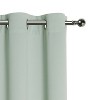 Kate Aurora Hotel Living 2 Pack 100% Blackout Grommet Top Sage Green Curtain Panels - 3 of 4