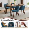 Upholstered Dining Chairs Set of 2, Modern Fabric Dining Room Kitchen Side Chair for Restaurant,Upholstered Fabric Accent Chairs - 3 of 4