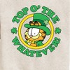 Boys' - Garfield - Top O The Whatever Graphic Long Sleeve Fleece Sweatshirt - 2 of 4