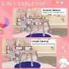 Kinder King 8 in 1 Baby High Chair, Coverts to Dining Booster Seat, Removable Tray & Double Seat Cover, Easy to Wipe - 4 of 4