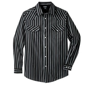 Boulder Creek by KingSize Men's Big & Tall Tall Western Snap Front Shirt - 1 of 4
